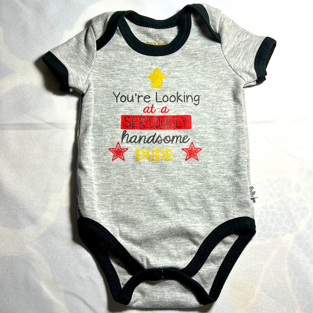 Duck Duck boys bodysuit 6-9 Months